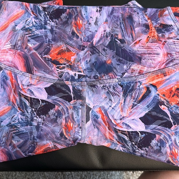 Lululemon Base Pace High-Rise Running Tight 28" *Brushed Nulux Purple Multi Sz8 - Picture 7 of 13